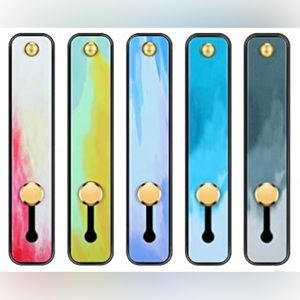 Weewooday 5 Piece Phone Strap Grip Holder Finger Cell Phone Grip. Tie Dye Colors